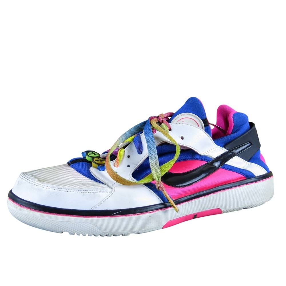 Nike Women Air Huarache Run 385433-102 Sneaker Multicolor Synthetic 10  Used